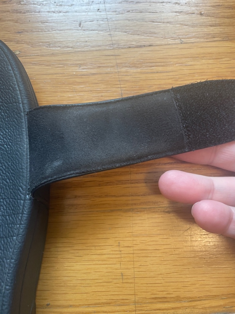 FitFlop Size 10 Black Lulu Adjustable Straps Slide Sandals - Picture 6 of 7
